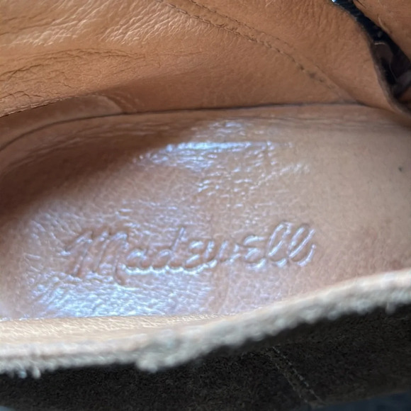 Madewell Boots Womens size 8 Brenner Suede Boho Heel Fall - Picture 10 of 10